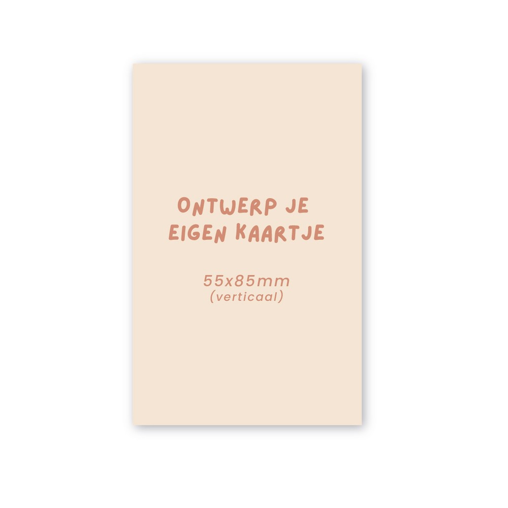 Babyborrelkaartje EIGEN ONTWERP • 55x85mm