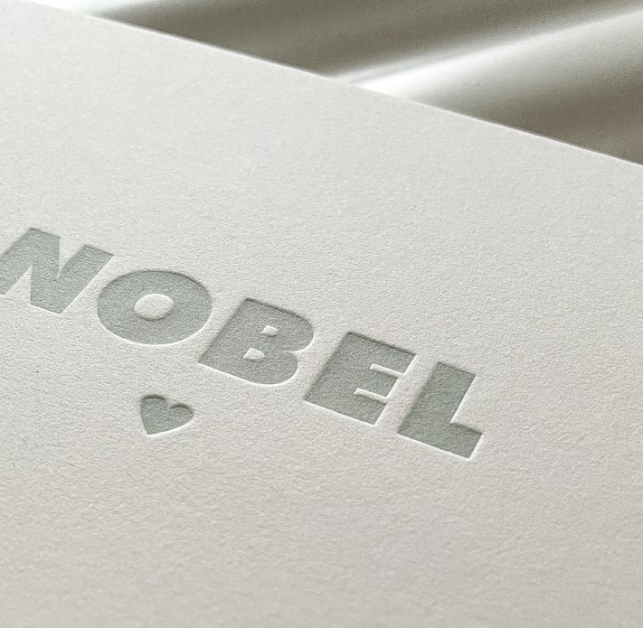 Geboortekaartje zonnetje minimalistisch letterpress • MORRIS