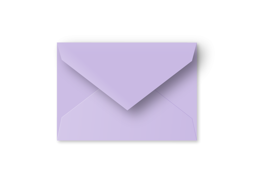 Lila A6 postkaart