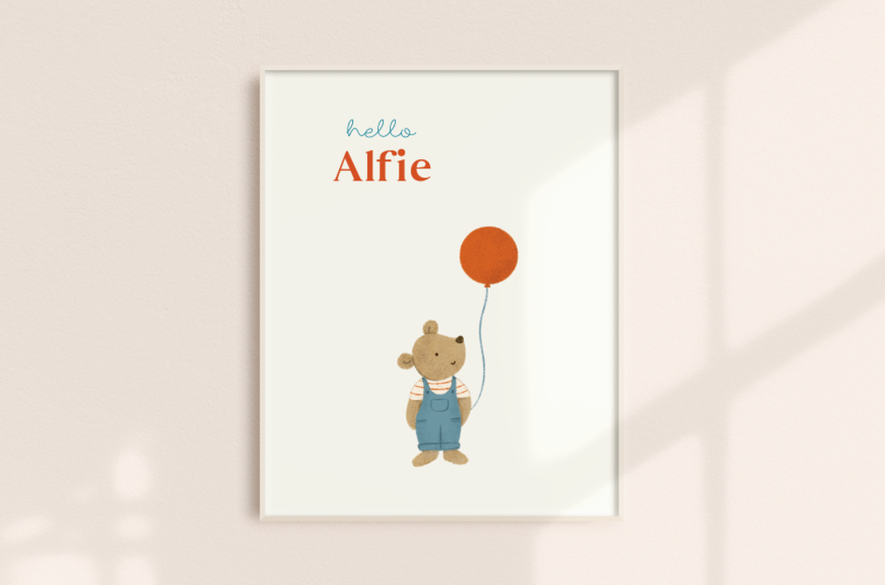 Poster beertje • A3 • 30x40cm