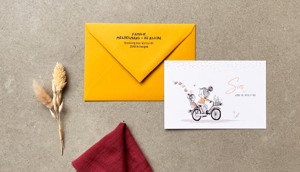 KAARTJES MET ILLUSTRATIES